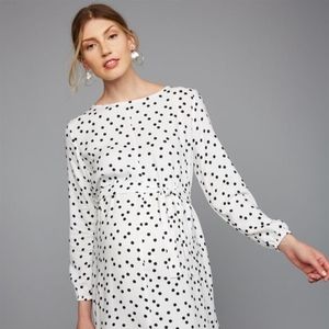 Isabella Oliver Freda Tie Front Maternity Dress